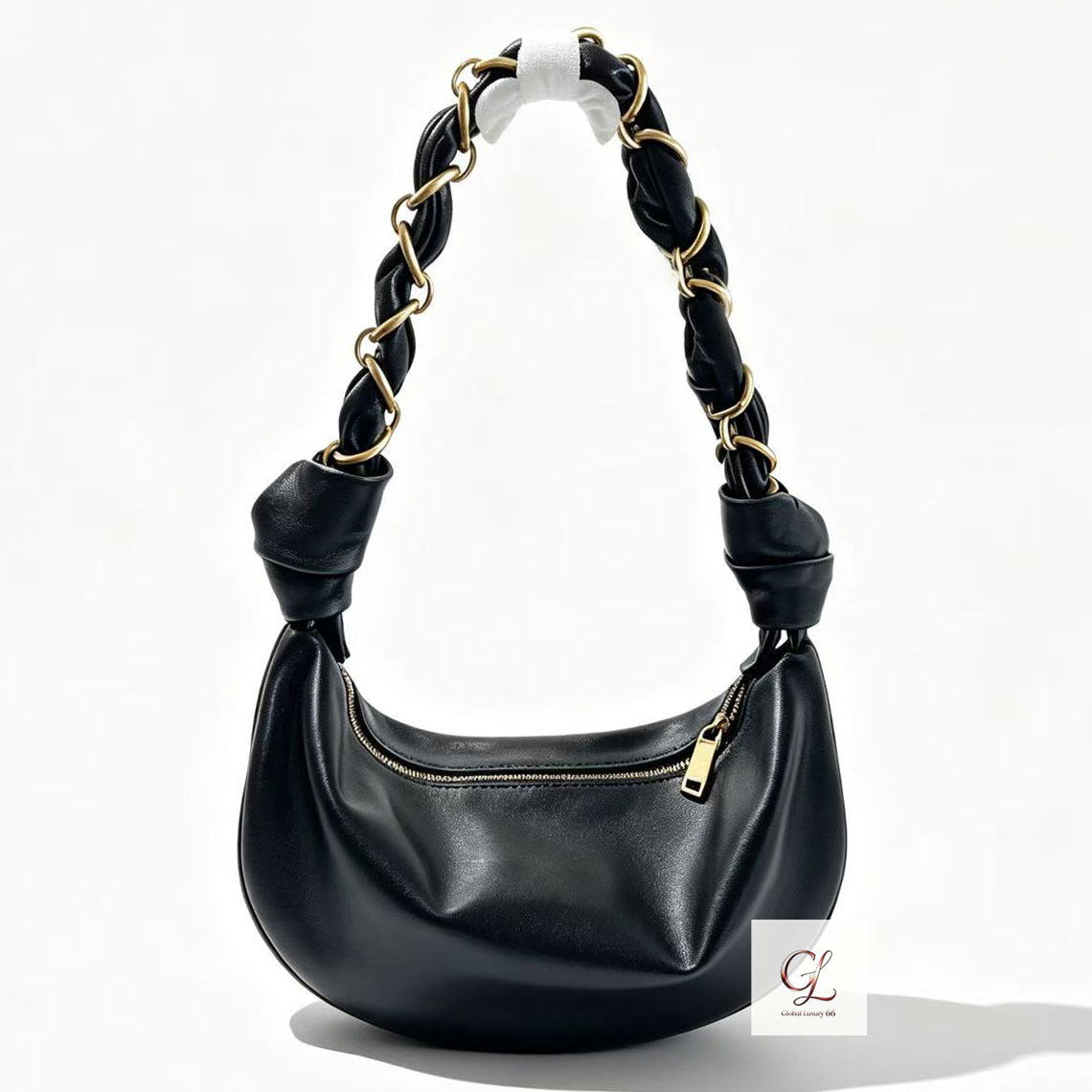 Luxury designer soft half moon hobo shoulder bag armpit tote handbags smooth genuine leather crossbody bags lady women handbag mini large purse high