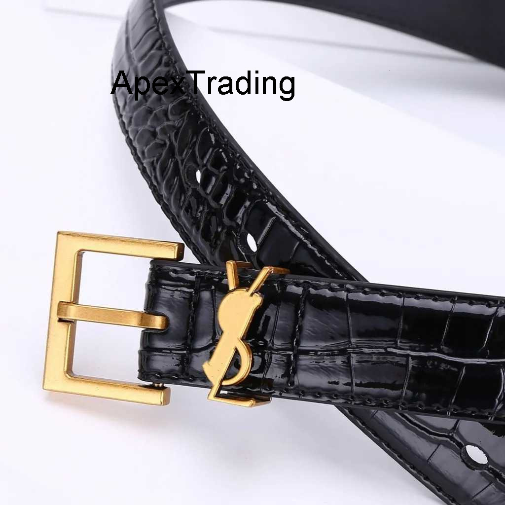 yslhand yslim''saint''laurent''Thin Narrow Ceintures Cintura Slim Fashions Skinny Women's Wide Belts For Women Br
