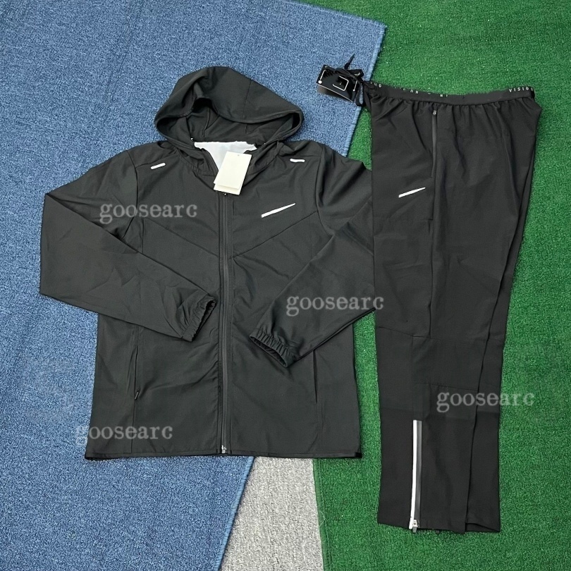Tracksuit designer jacket for Running Cycling mens sport wear with Reflective Design Details u0026 Water-Repellent Woven Fabric 2 piece casual outfi