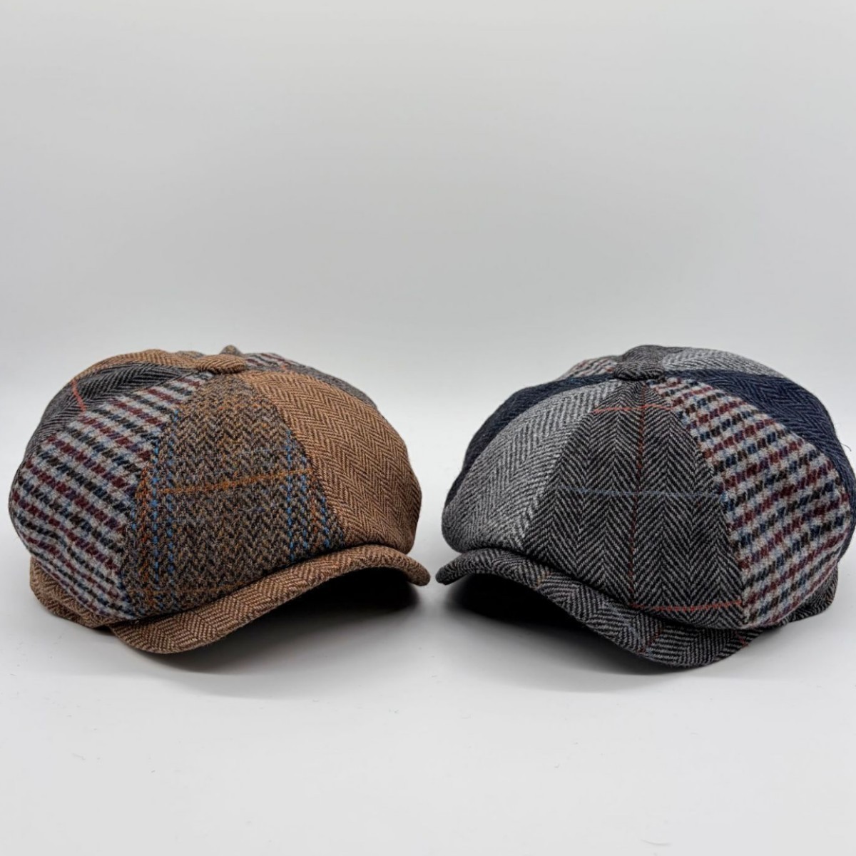 Spring Autumn Winter Men Classic Splicing Octagonal Hats Retro British sboy Cap Gatsby Woman Men Beret Caps 005 260609