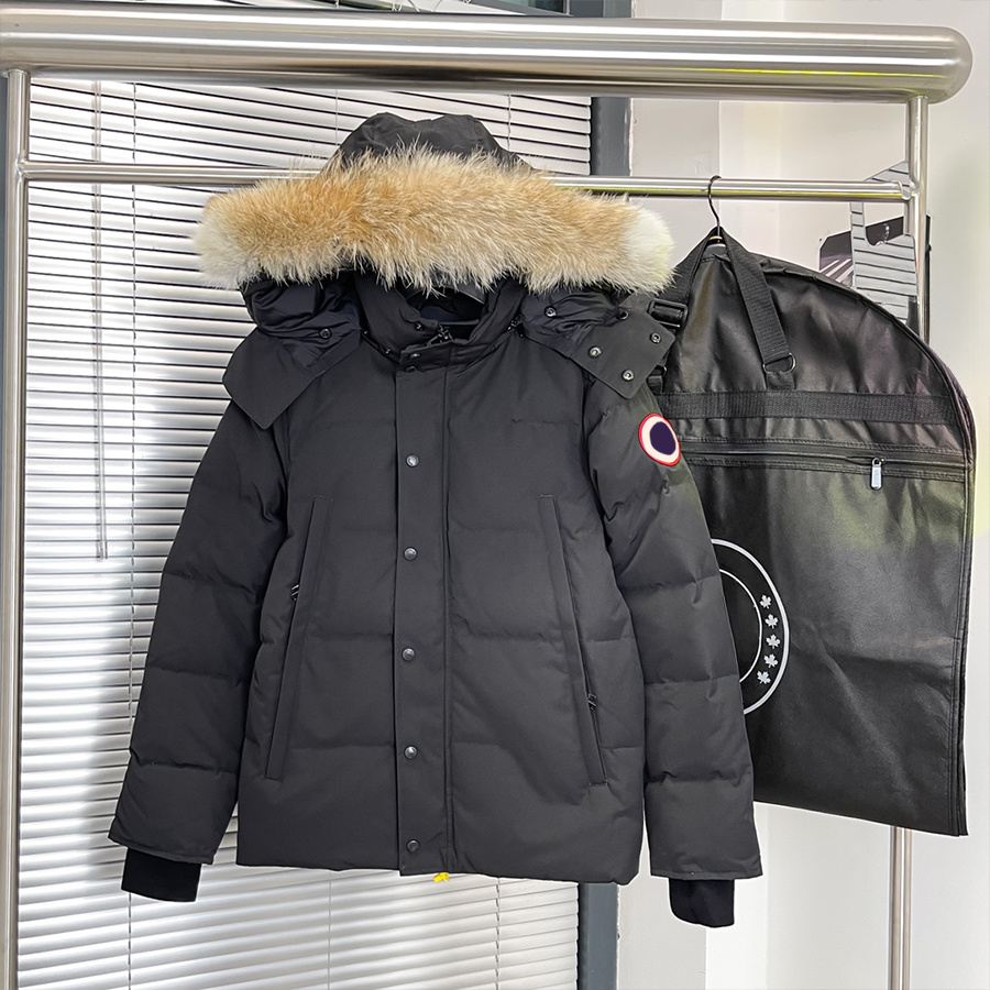 Men Womens Designer Down Jacket Parkas Fur Collar Coats Winter Jackets Fashion Style Slim Corset Thick Outfit Windbreaker Pocket Outsize Warm Coa