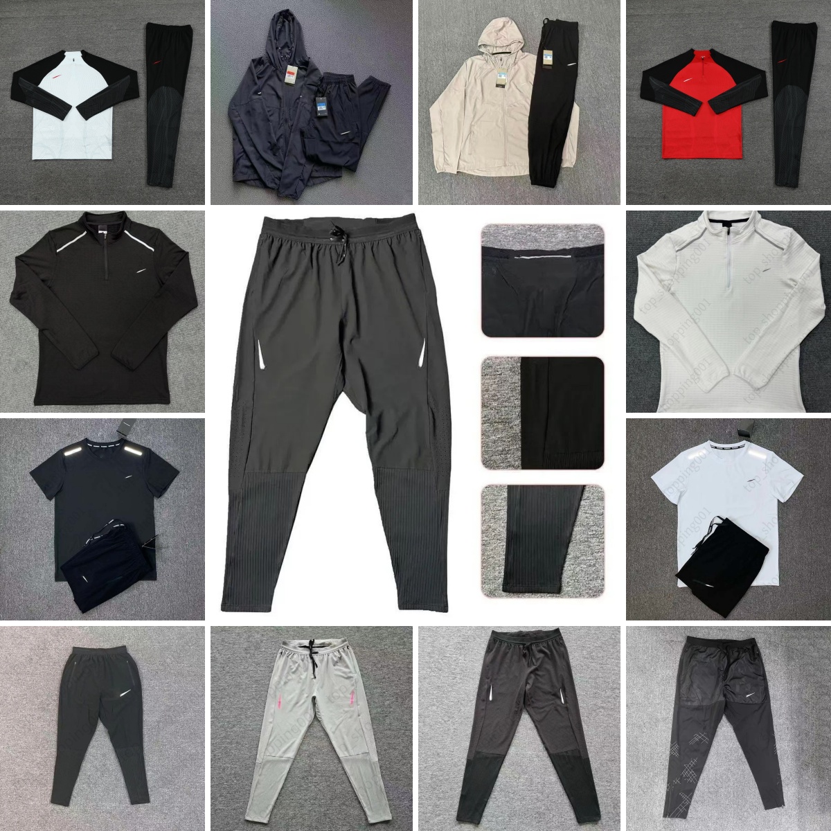 Designer Running Pants Sports stretch sweatpants running mens elastic fiess tights sportswear training compression jogger pants