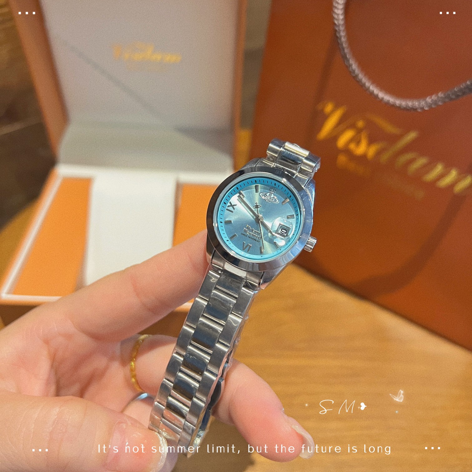 Top Mens women VIVIENNEity WESTWOOD Diamond inlaid watch designer luxury quartz movement watches high qualit rose gold steel women Wristwatches #