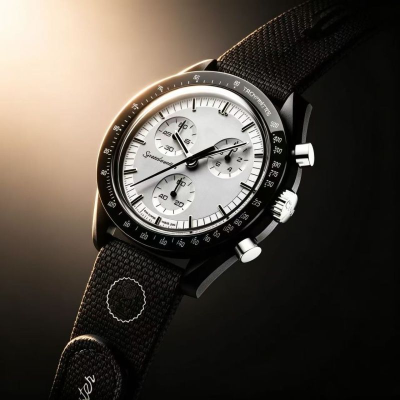 2027 Bioceramic Planet Moon Quarz Mens Watch Mission To Mercury 42mm Full Function Chronograph Luxury Mens couple joint name Wristwatches Moonshine