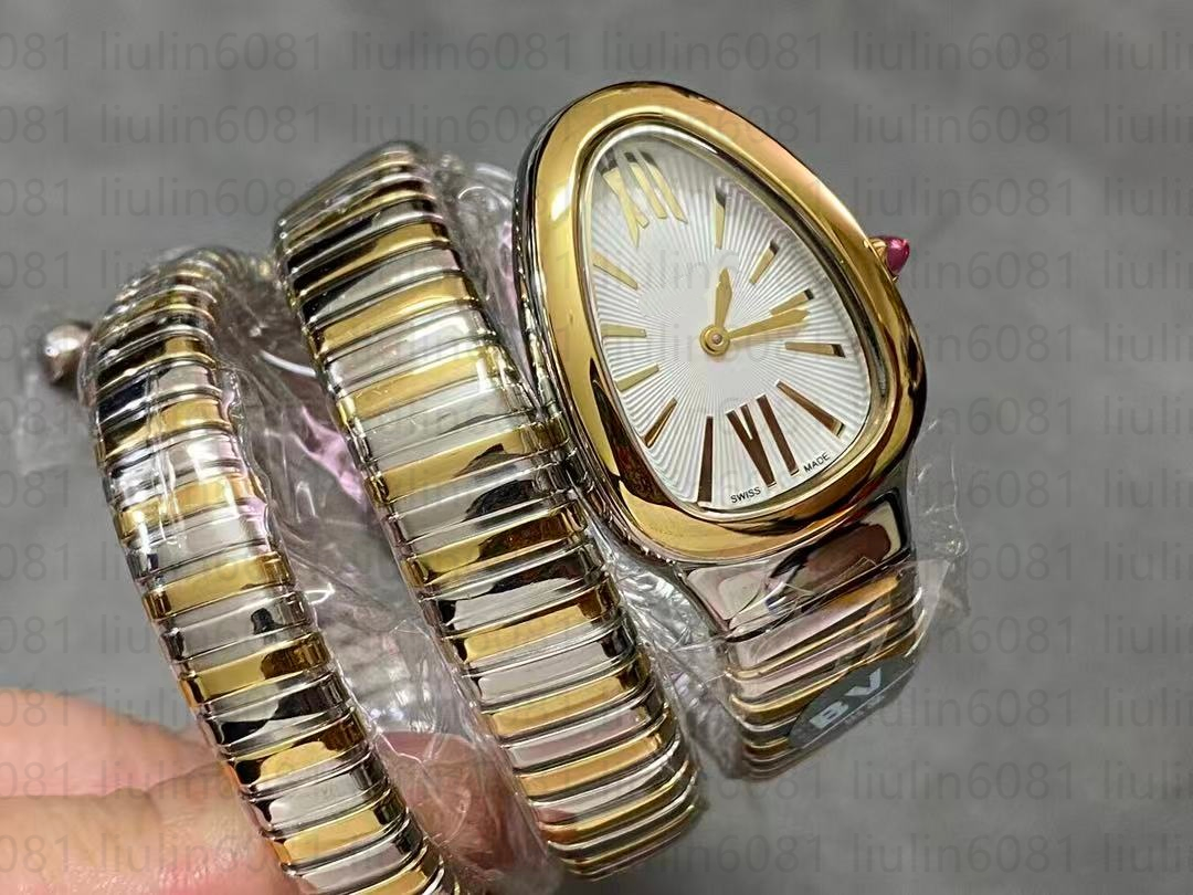 Top quality Snake Watch 33mm with box Designer watches for women gift with diamonds watch perpetual Quartz Watch Stainless Steel watch