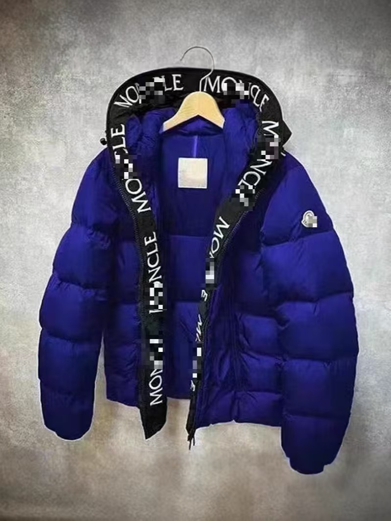 Letter Parkas Autumn and Winter Cotton Clothes Jacquard Winter Thickened Warm Couple Jacket Men and Women Casual