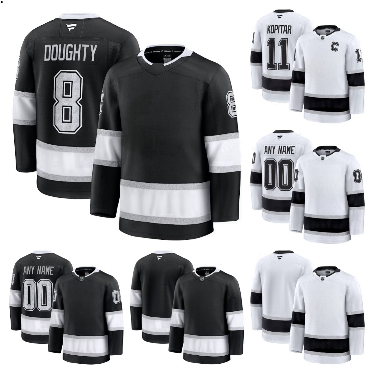 Adrian Kempe Kings Jersey Hockey Quinton Byfield Anze Kopitar Kevin Fiala Andrei Kuzmenko Drew Doughty Joel Armia Brandt Clarke Trevor Moore Phillip