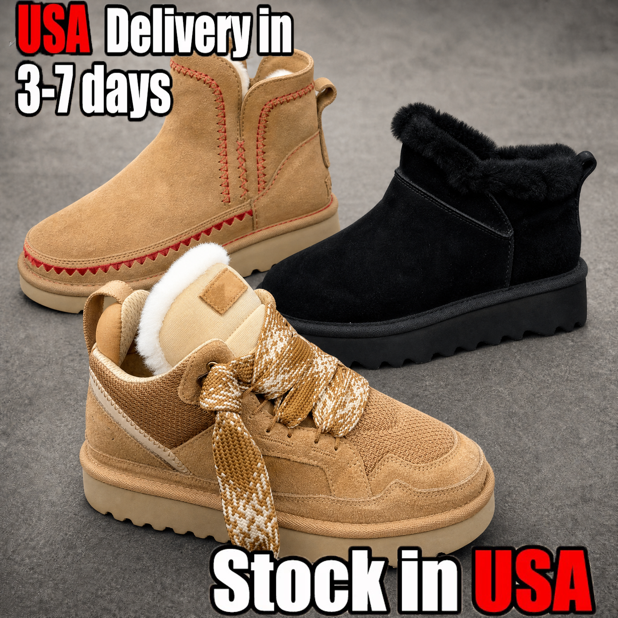 Designer boots uggclassic mini boot womens botte winter bottes booties Shoes tasman goldenstar evelina clogs slippers tazz for mens sneakers austral