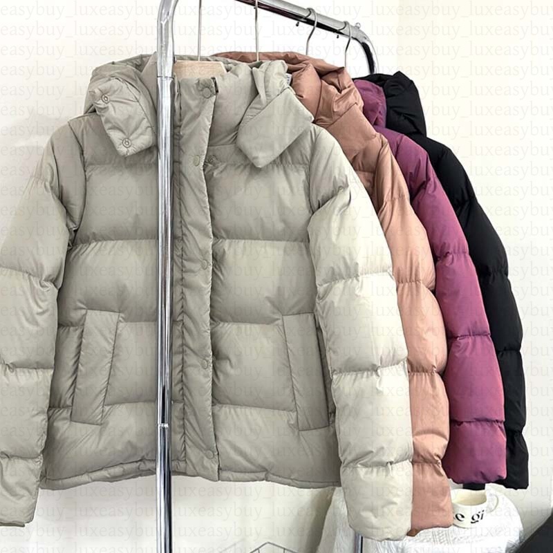 Designer Wunder Puff Down Jacket Women embroidery short Puffer Jackets Winter Long Jackets Warm FHooded Down Jacket parka Coat size XS-2XL