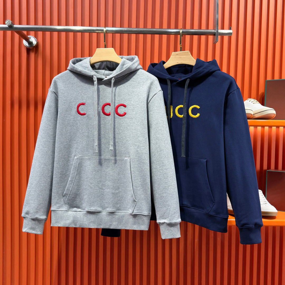 Vêtements de marque de créateurs, sweat à capuche pour hommes de haute qualité avec ou sans chapeau, simple lettre brodée sur la poitrine, t-shir