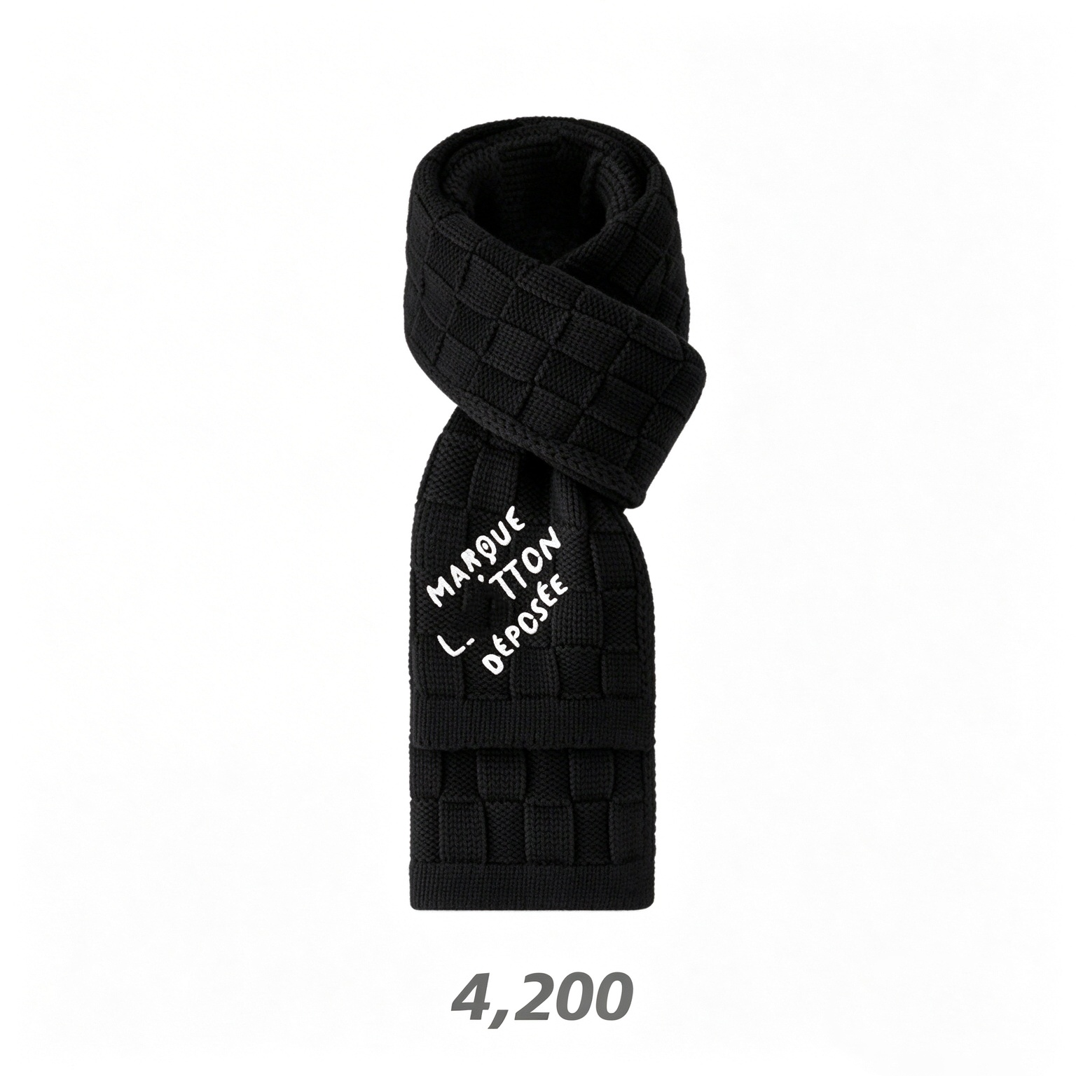 Designer scarves for men and women winter warmth luxury classic fashion pure wool Christmas gift birthday belt original box