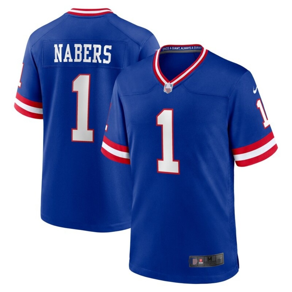 Custom Full Tackle Twill cousu 1 Malik Nabers 6 Jaxson Dart 5 Kayvon Thibodeaux 0 Brian Burns 56 Lawrence Taylor Jersey pour hommes femmes jeunes