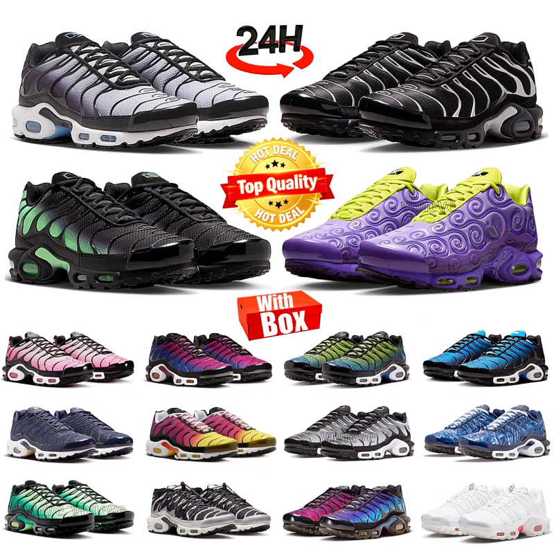 Tn Tns Plus Running Shoes Fr. Football Federation Midnight Navy Unity Brazil Metallic Silver White Hyper Blue Dusk Men Women Trainers Men Sports Sne