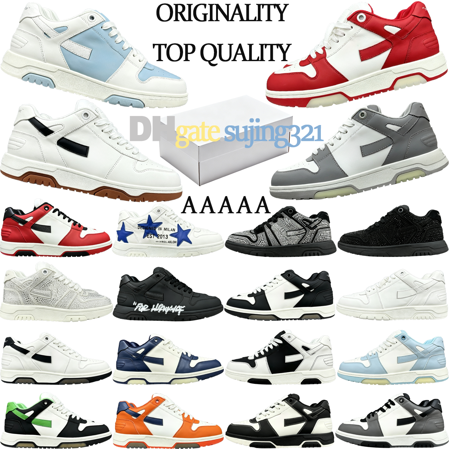 10A pour la marche baskets basses haute qualité flèche logo chaussures en cuir cristal chaussure de créateur hommes femmes école classique tenue