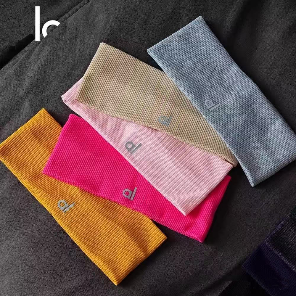 Yoga Designer Women's High Elastic Anti-Slip Knitted Headbands Solid Color Wide Sports Fitness Running Outdoor Antiperspirant Sweatband8888