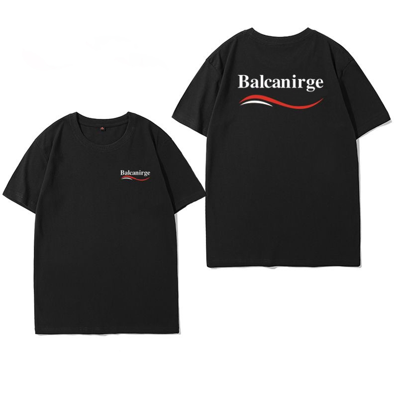 Summer New Men's T-shirts Designer Round Neck Short Sleeve T-shirts 100% Cotton Letter Print Slim Fit Women's Tops and T-shirts