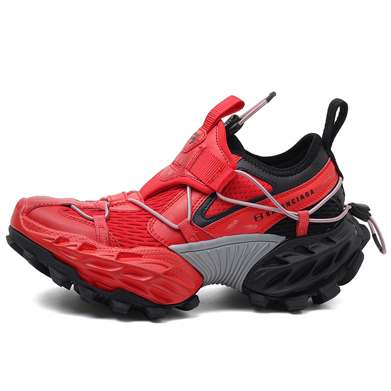 2026 Runway Inspired Couples Hiking Dad Sneakers Lightweight Vintage Distressed Thick-Soled Elevated Shoes 35-44