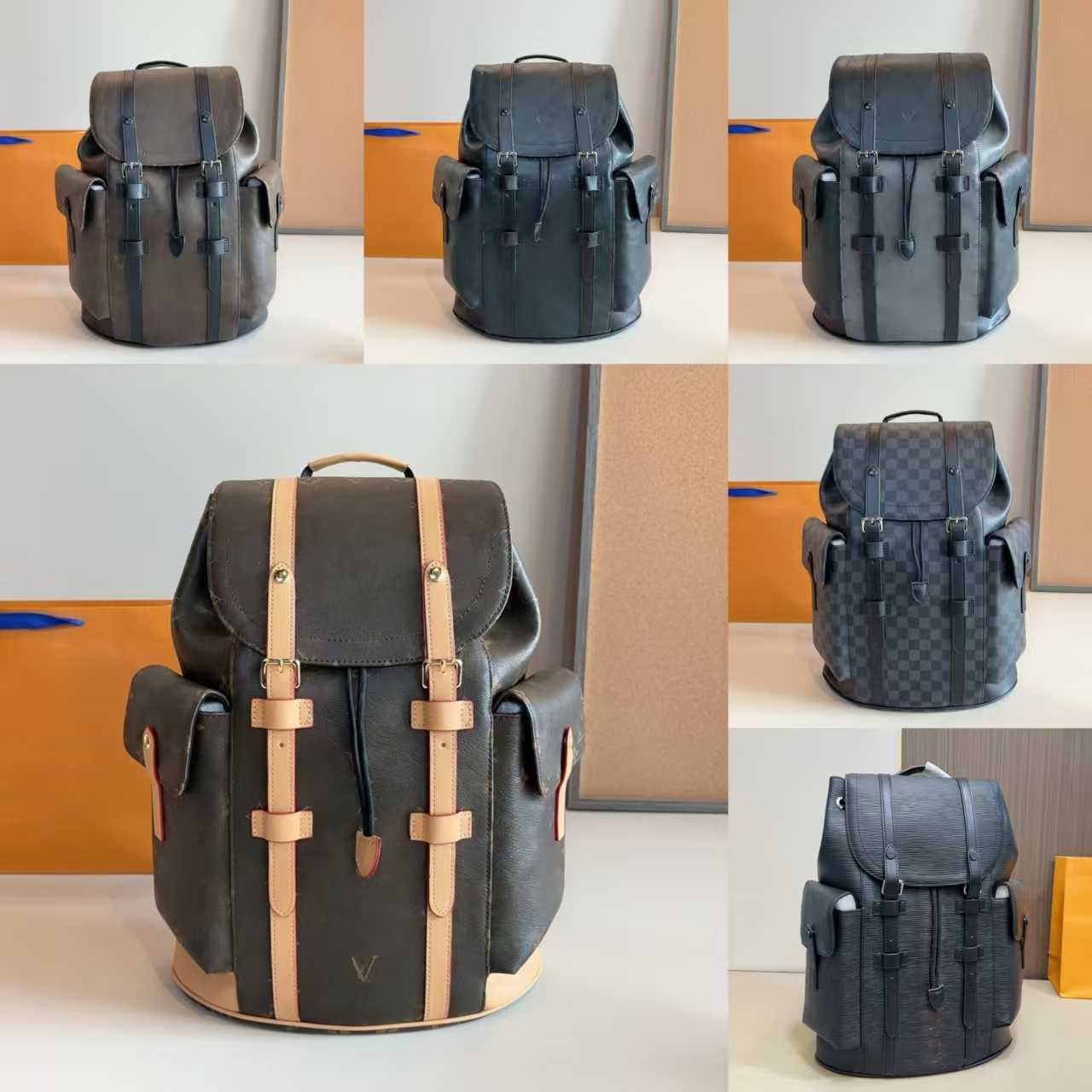 10A backpack designer backpack men Fashion travel large-capacity luggage travel backpack Full print drawstring snapper Coated canvas leather Schoolb