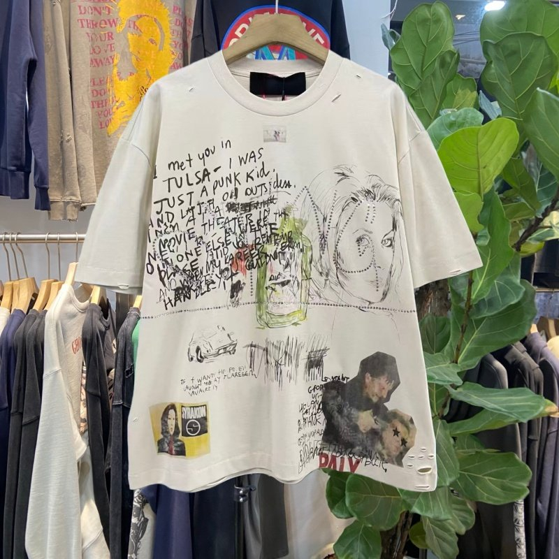 T-shirt pour hommes, décontracté et à la mode, imprimé en plein air, doux, confortable et respirant, été 2026