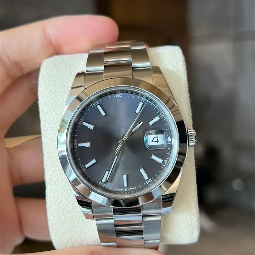Men High Quality Watch 126300 Wristwatch 41mm 2813 Automatic Mechanical Men's Watches Waterproof Wristwatches 904L Stainless Steel