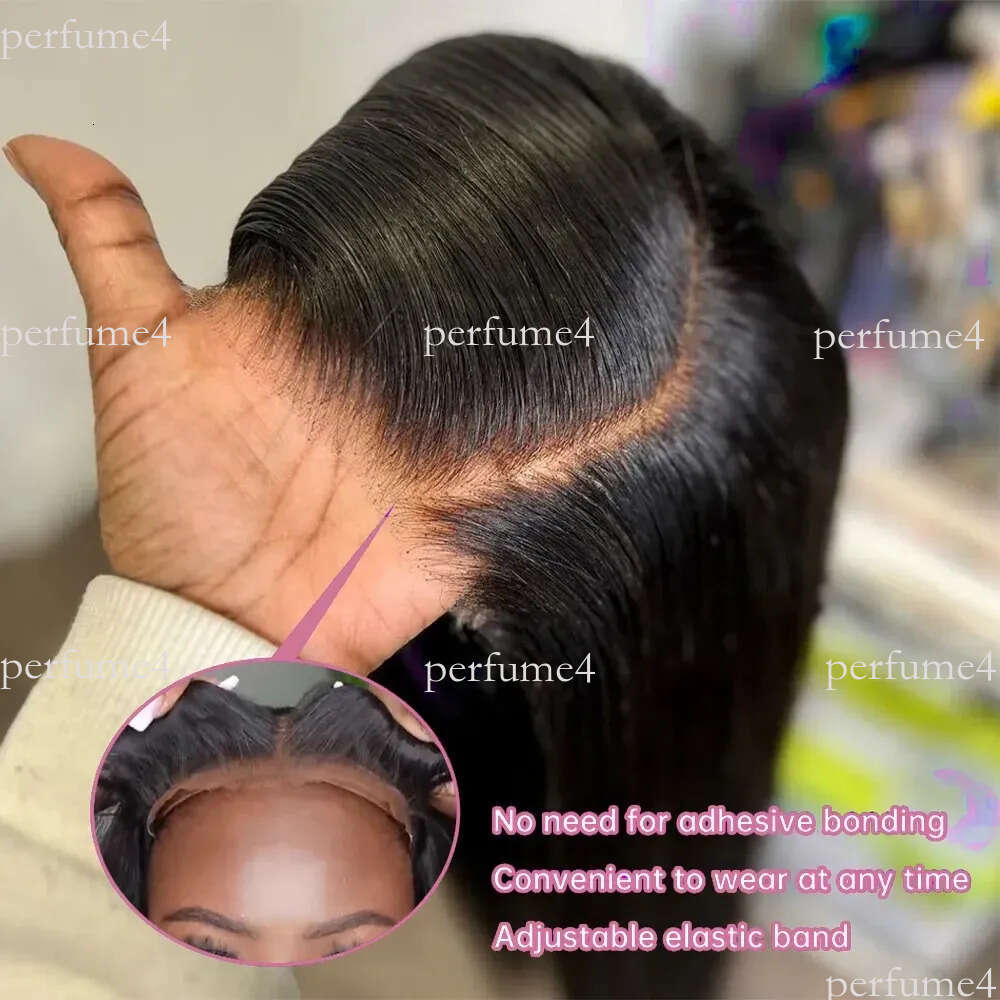Hd Wear Go Glueless 34 Inch Bone Straight 13X4 Frontal Human Hair Pre Plucked 360 woman Transparent HD Lace Front Wig Syntthetic Curly-image-1090623830