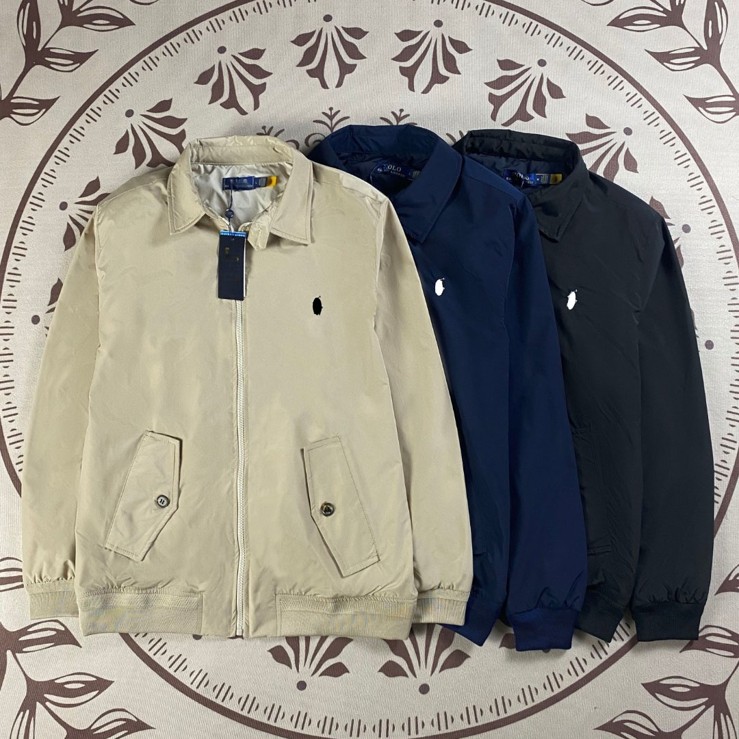 designer mens jacket embroidery horse zipper lapel neck womens pure cotton casual luxury coat outwear Y2K long sleeve autumn 12