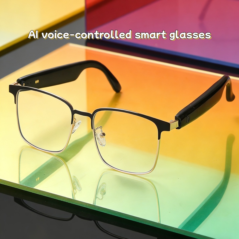 Bluetooth Glasses, Headphones, AI Voice Translation, Music Playback, Calling, Driving Navigation, Open-Ear Smart Glasses-image-1090610272