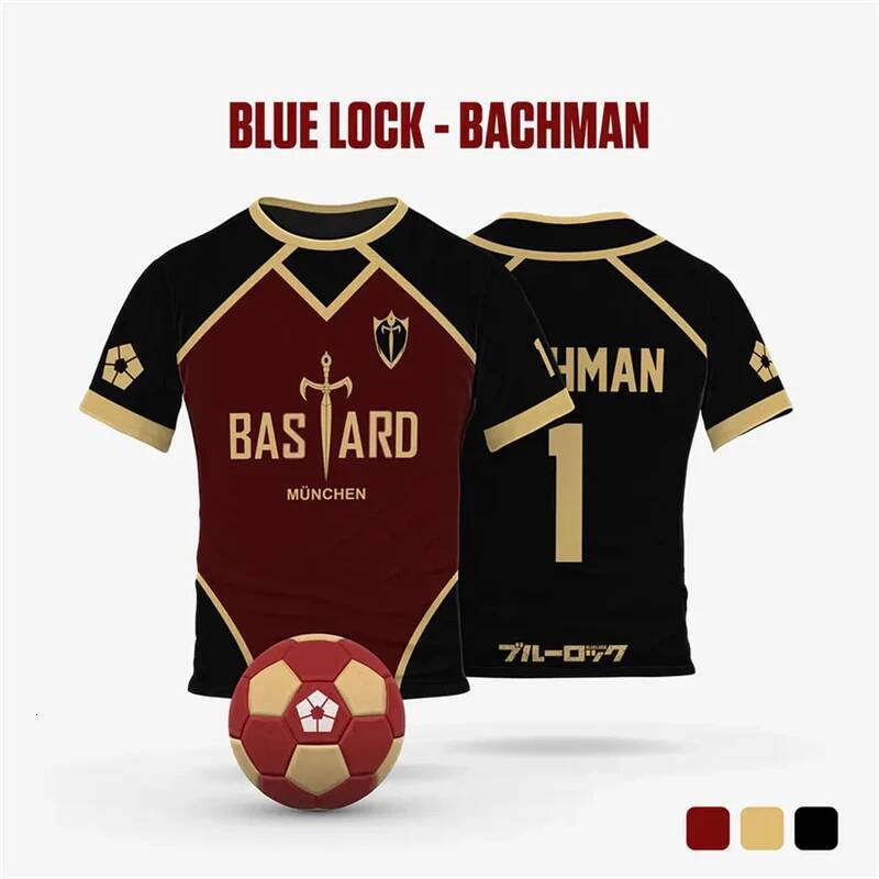 4qno Jq5d Men's T-shirts Anime Blue Lock Jersey 3d Print Men Sport t Shirt Fashion Harajuku Manga Short Sleeve Children Unisex Tee Y2k Tops
