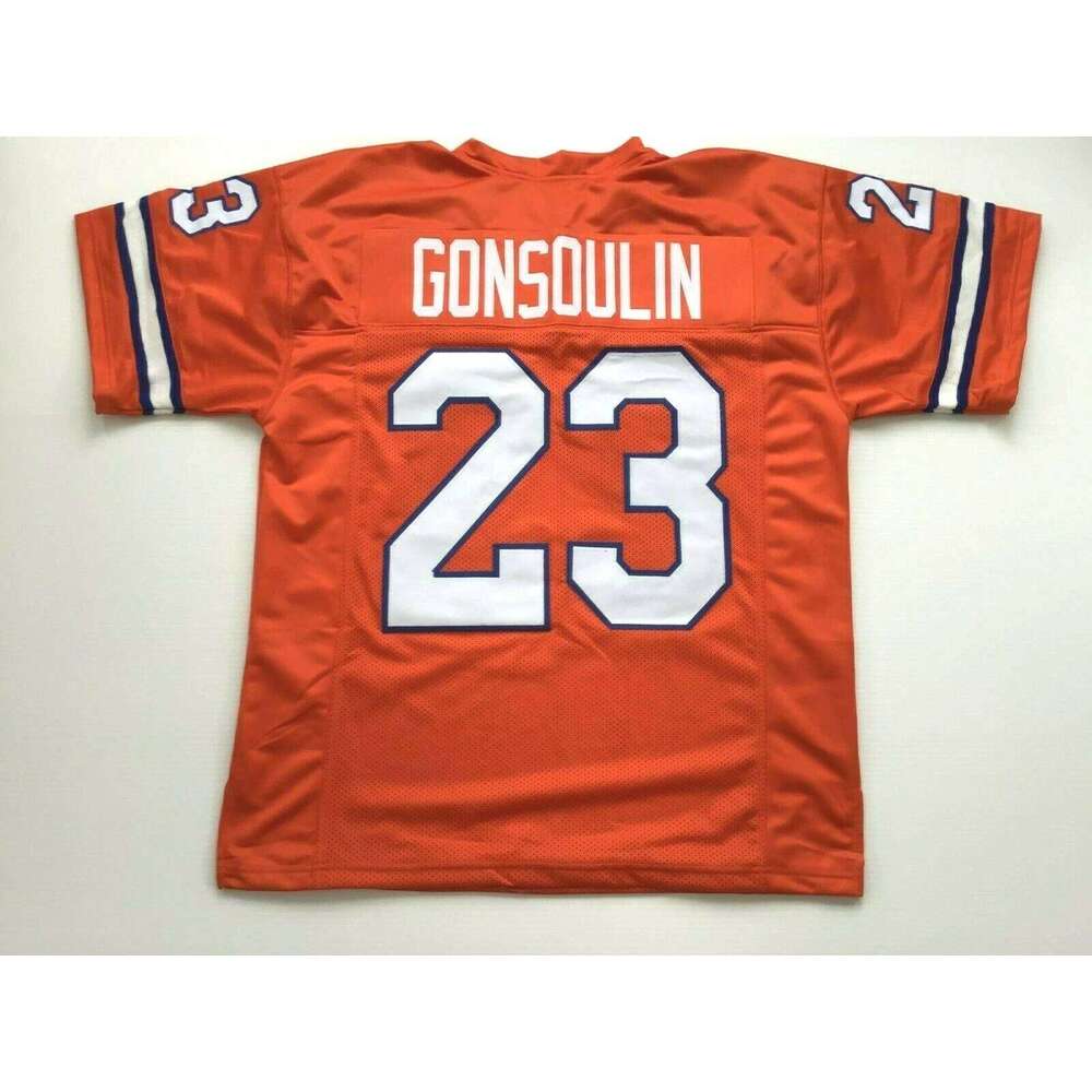 CUSTOM Sewn Stitched Austin Goose Gonsoulin Orange Football Jersey Add any name number size XS-5XL 6XL