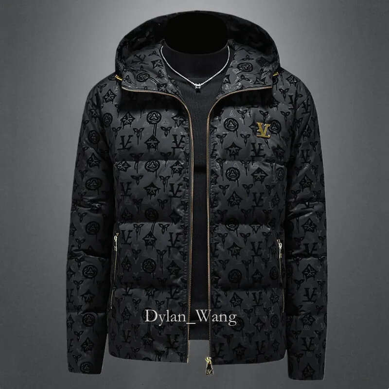 LVS Winter 2025 New High Quality Light Luxury Brand Women Parkas 90% White Duck Lining Outdoor Leisure Sports Men's coats Down Jacket Coat Asia