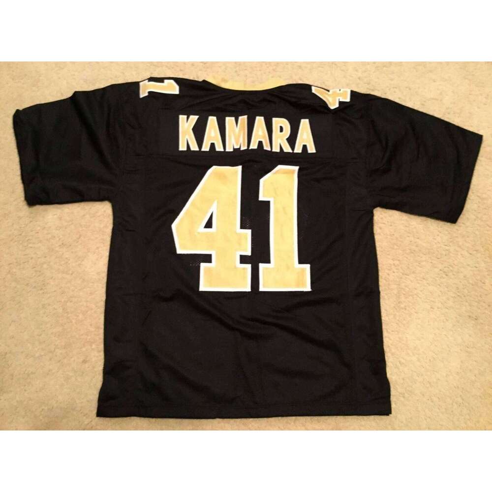 CUSTOM Sewn Stitched Alvin Kamara Black Football Jersey Add any name number size XS-5XL 6XL