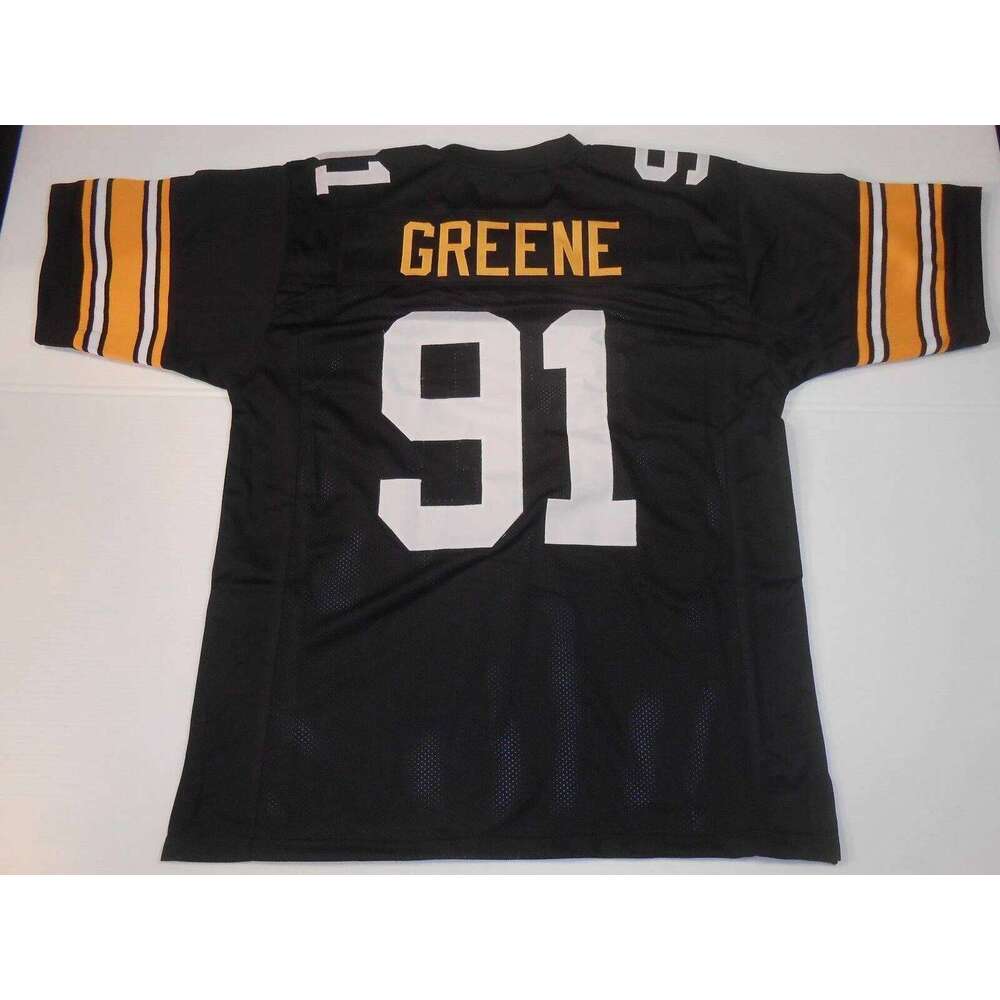 CUSTOM Sewn Stitched Kevin Greene Black Football Jersey Add any name number size XS-5XL 6XL