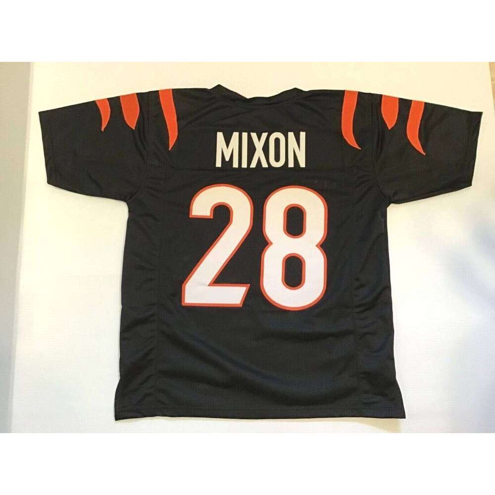 CUSTOM Sewn Stitched Joe Mixon Black or Orange Football Jersey Add any name number size XS-5XL 6XL