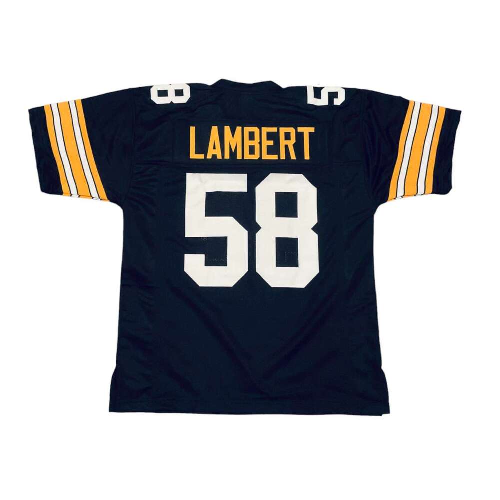 Jack Lambert Sewn Stitched Custom Black Football Jersey YOUTH Sizes Add any name number size XS-5XL 6XL