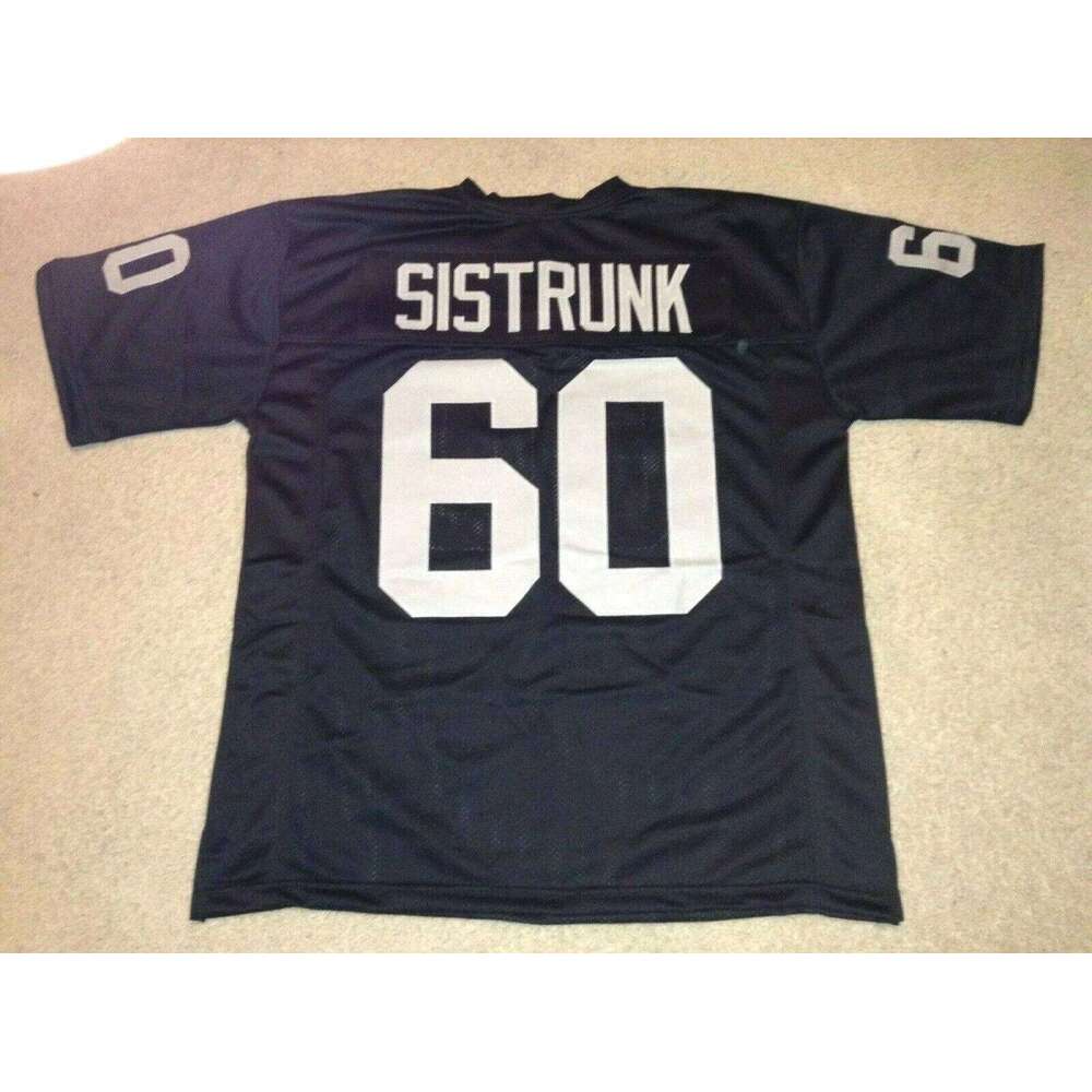 CUSTOM Sewn Stitched Otis Sistrunk Black Football Jersey Add any name number size XS-5XL 6XL