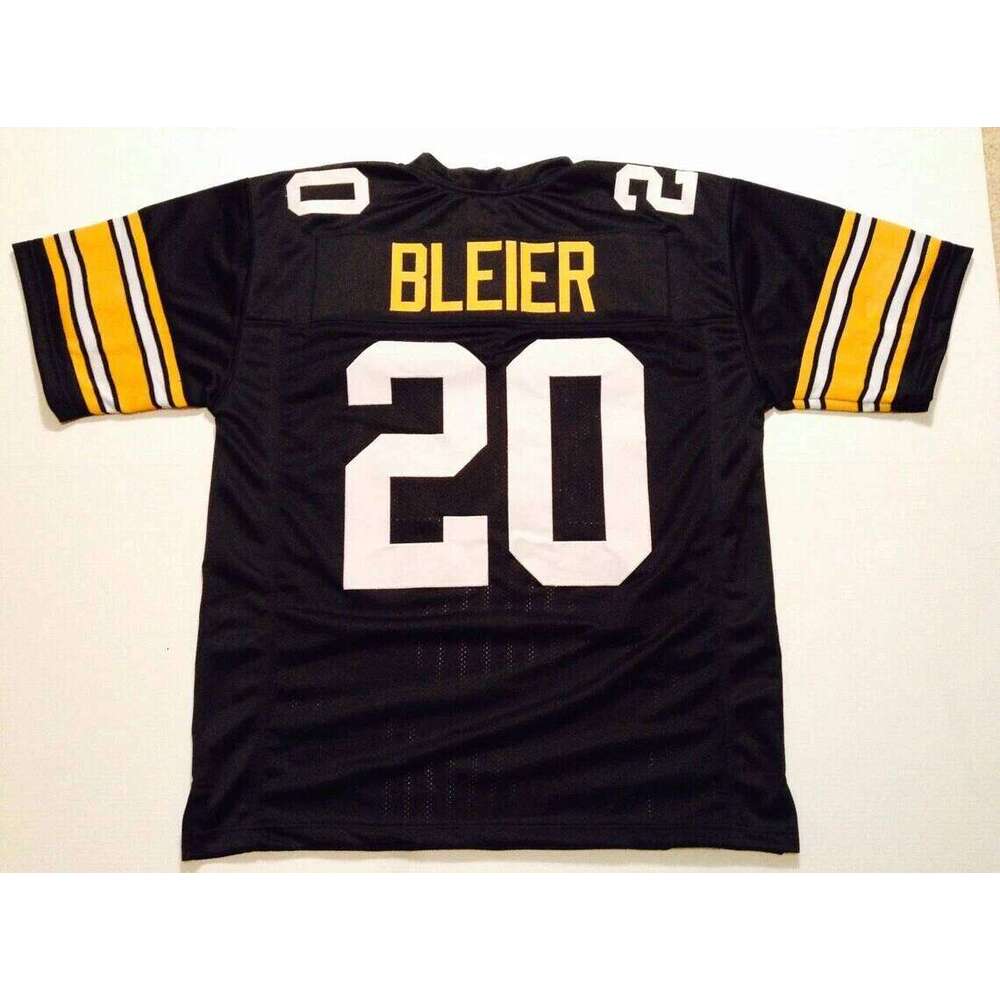 CUSTOM Sewn Stitched Rocky Bleier Black or White Football Jersey M to 3XL Add any name number size XS-5XL 6XL