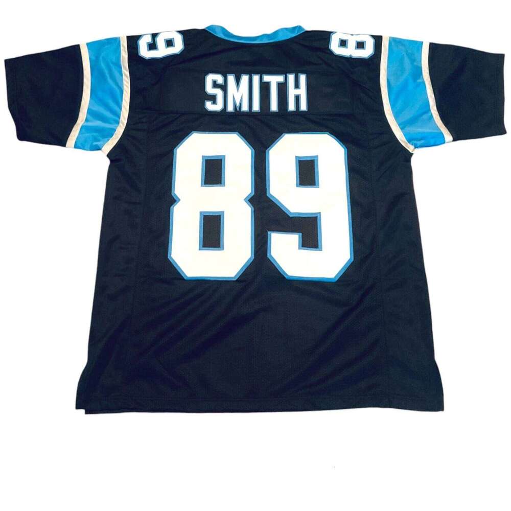 CUSTOM Sewn Stitched Steve Smith Sr. Black Football Jersey Add any name number size XS-5XL 6XL
