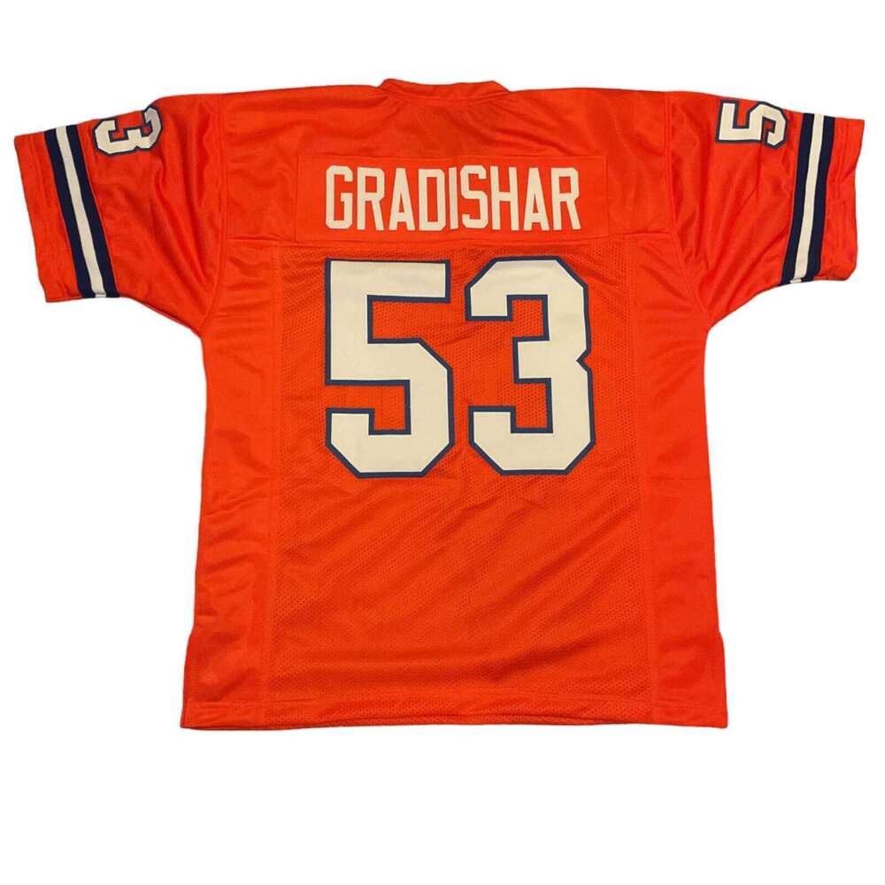 Randy Gradishar Sewn Stitched Custom Orange Football Jersey Sizes Add any name number size XS-5XL 6XL