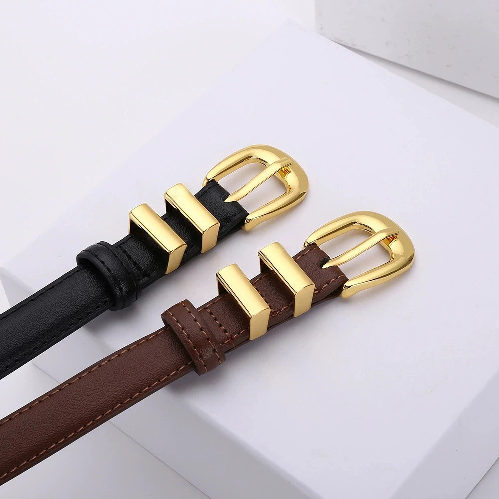 Ladies genuine leather cowhide style ladies belt female versatile decoration fashion trend highend sense 251231