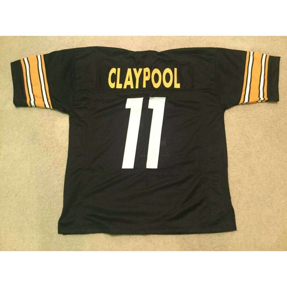 CUSTOM Sewn Stitched Chase Claypool Black Football Jersey Add any name number size XS-5XL 6XL