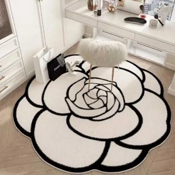 Light Luxury Premium Lia Irregar Circar Living Room Carpet Bedroom Blanket Study Swivel Chair Designer Floor Mat H260226-image-1095648555