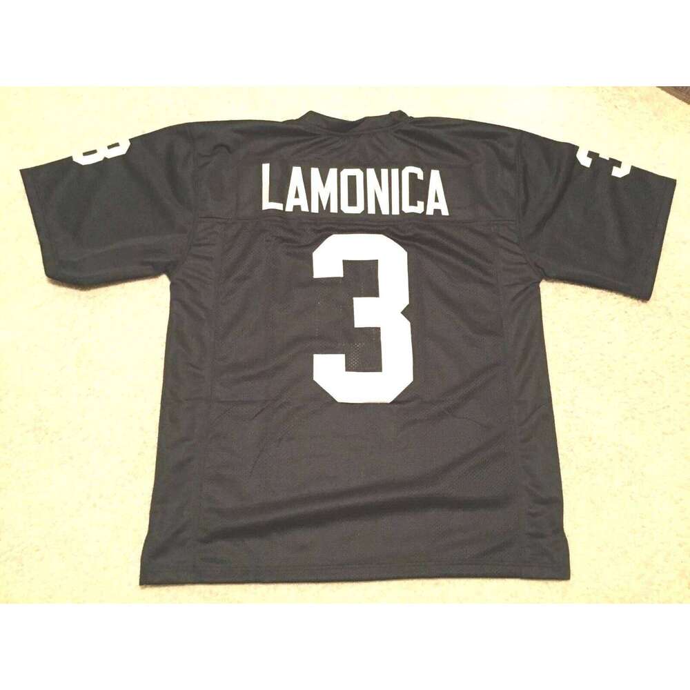 CUSTOM Sewn Stitched Daryle Lamonica Black Football Jersey Add any name number size XS-5XL 6XL