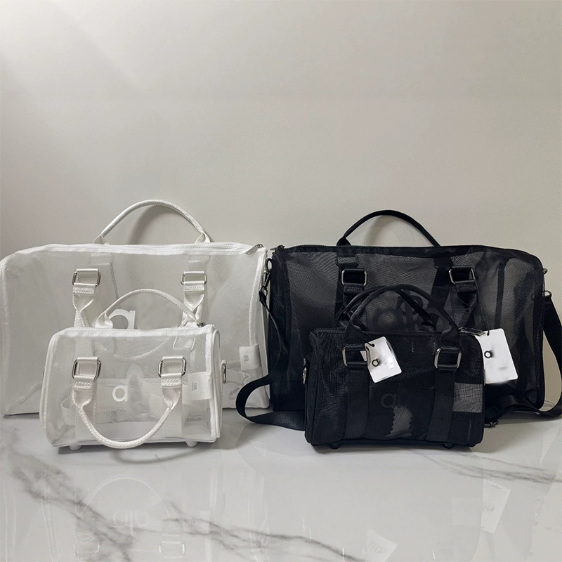 yoga transparent mesh bag luggage bag yoga fitness bag sports women's bag outdoor fitness bag travel diagonal cross bag