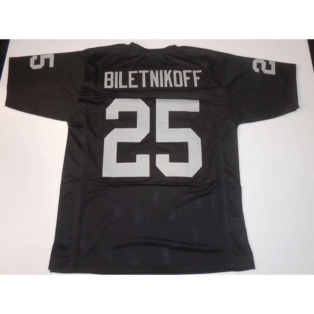CUSTOM Sewn Stitched Fred Biletnikoff Black Football Jersey Add any name number size XS-5XL 6XL