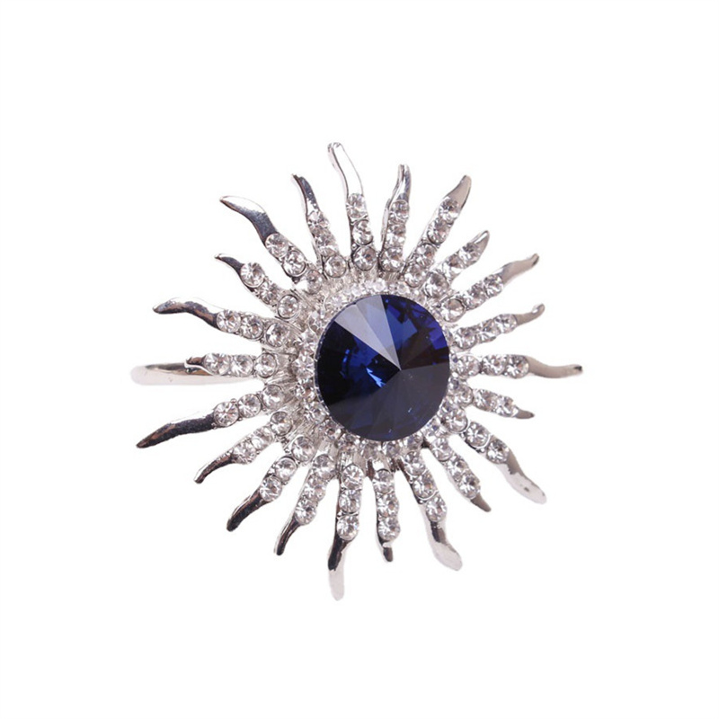 High Quality Napkin Ring Bling Glass Diamond Napkin Ring Holder-image-413501787