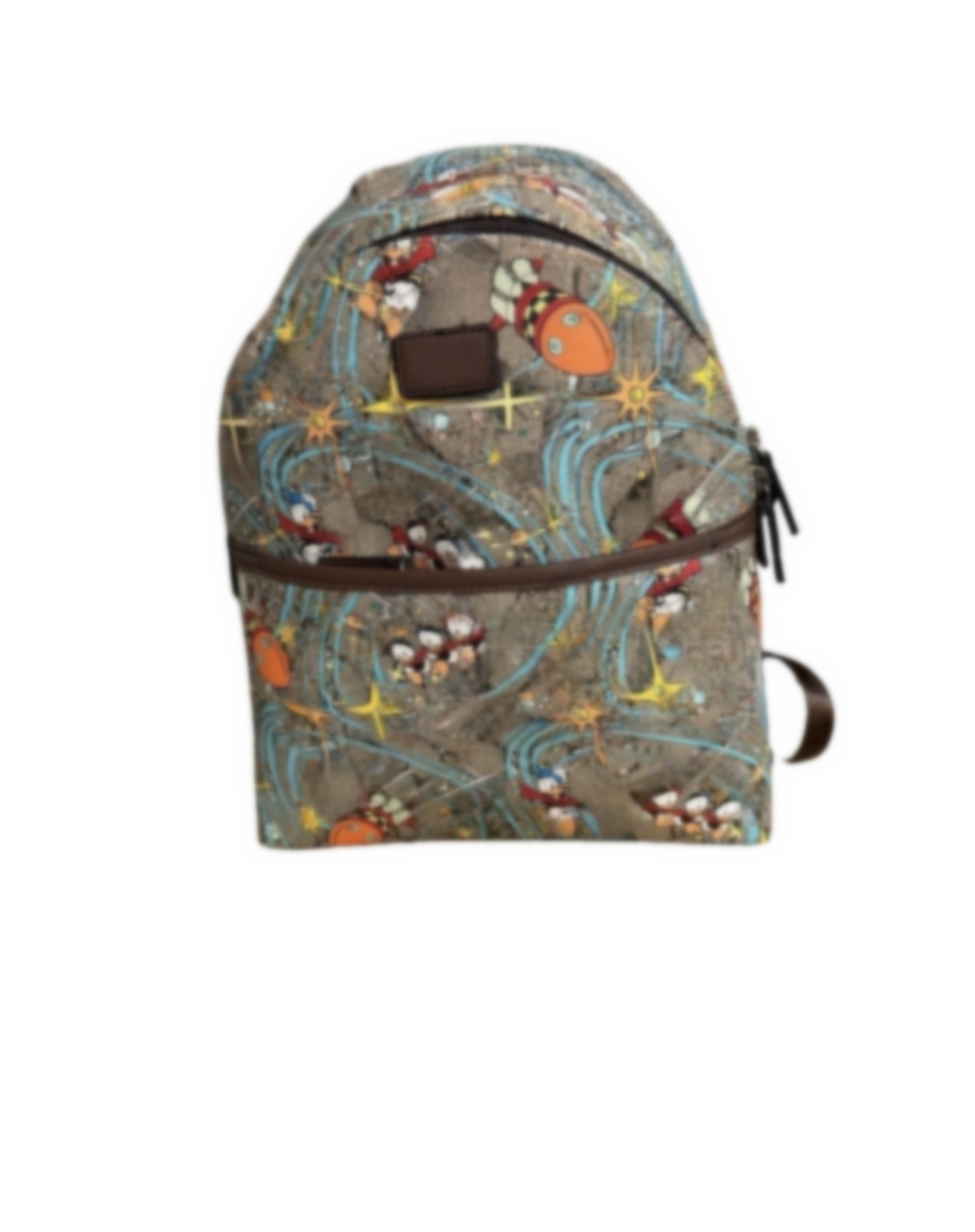 Moda Bambini cartoni animati Zaini stampati Borse a tracolla doppie con lettera per bambini firmati Adolescenti classici Scuola in PVC Zaino casual