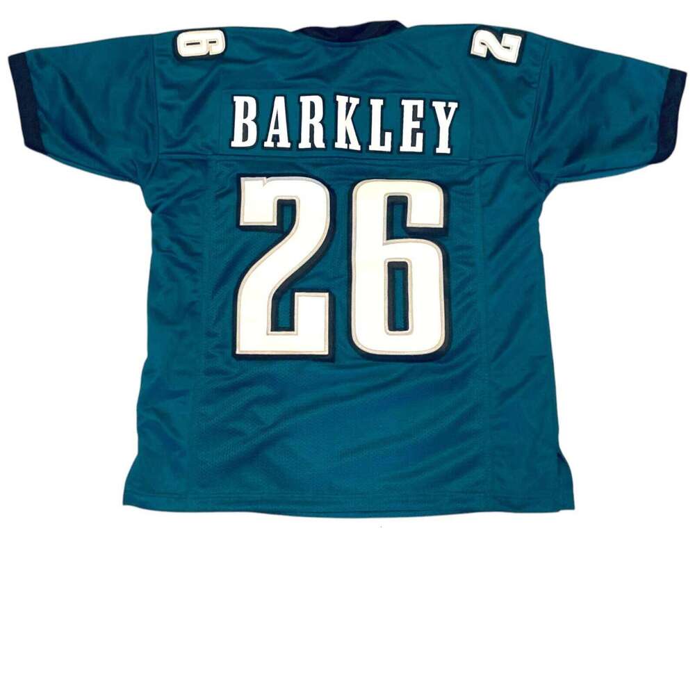 #26 Sewn Stitched Custom Green Football Jersey Sizes Add any name number size XS-5XL 6XL