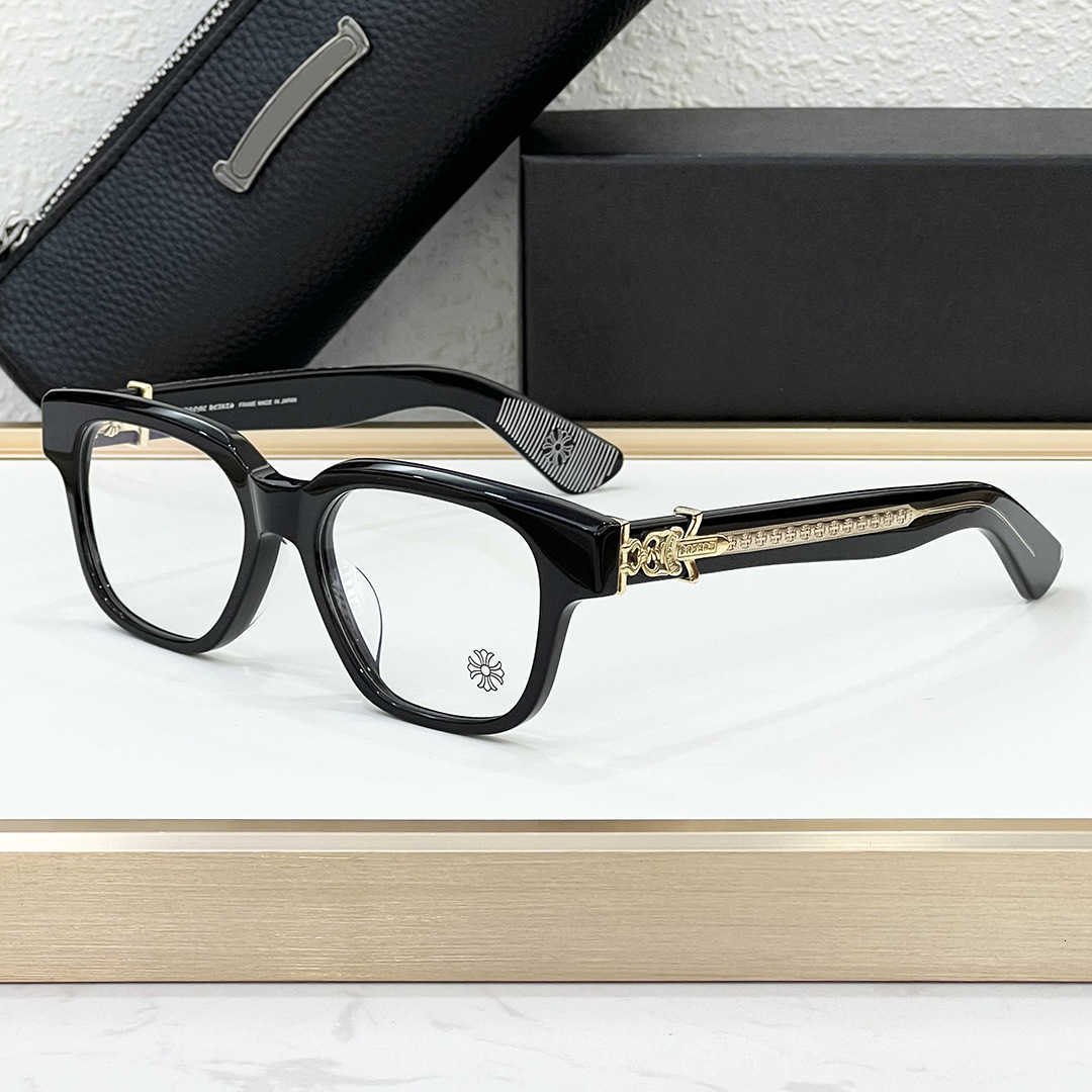 Luxury Brand Classic Fashion Retro VAGILLIONAIRE New Crowe Family 2025 Fashion Plain Square Vacation Unisex Optical Glasses