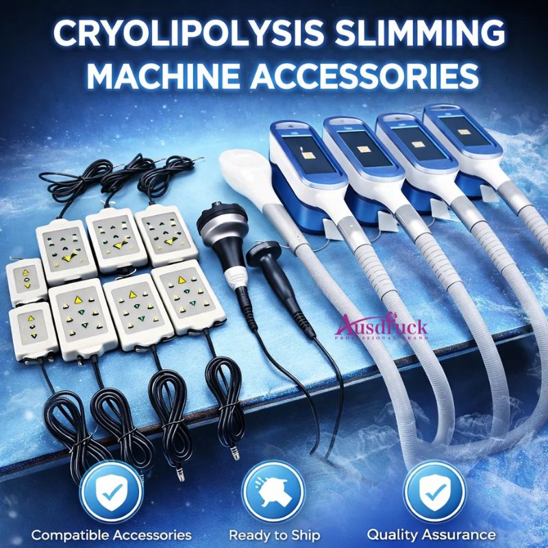 360 Cryo Handle Applicator With Interchangeable Cups Large Small Size Cooling Fat Shaping Beauty Machine Replacement Accessories