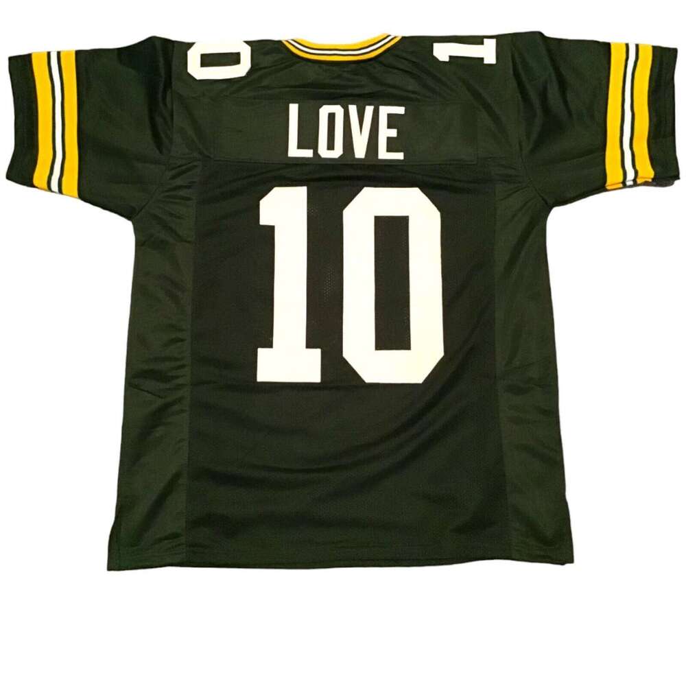 CUSTOM Stitched Sewn #10 Green Football Jersey Add any name number size XS-5XL 6XL